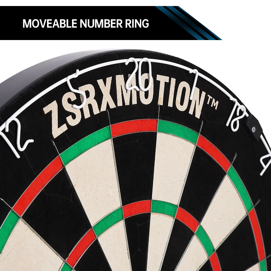 Professional Kenya Sisal Dart Board 18 Inch with Steel Tip Darts Outdoor Blade Net Dart Board Set with Swivel Number Ring Includ