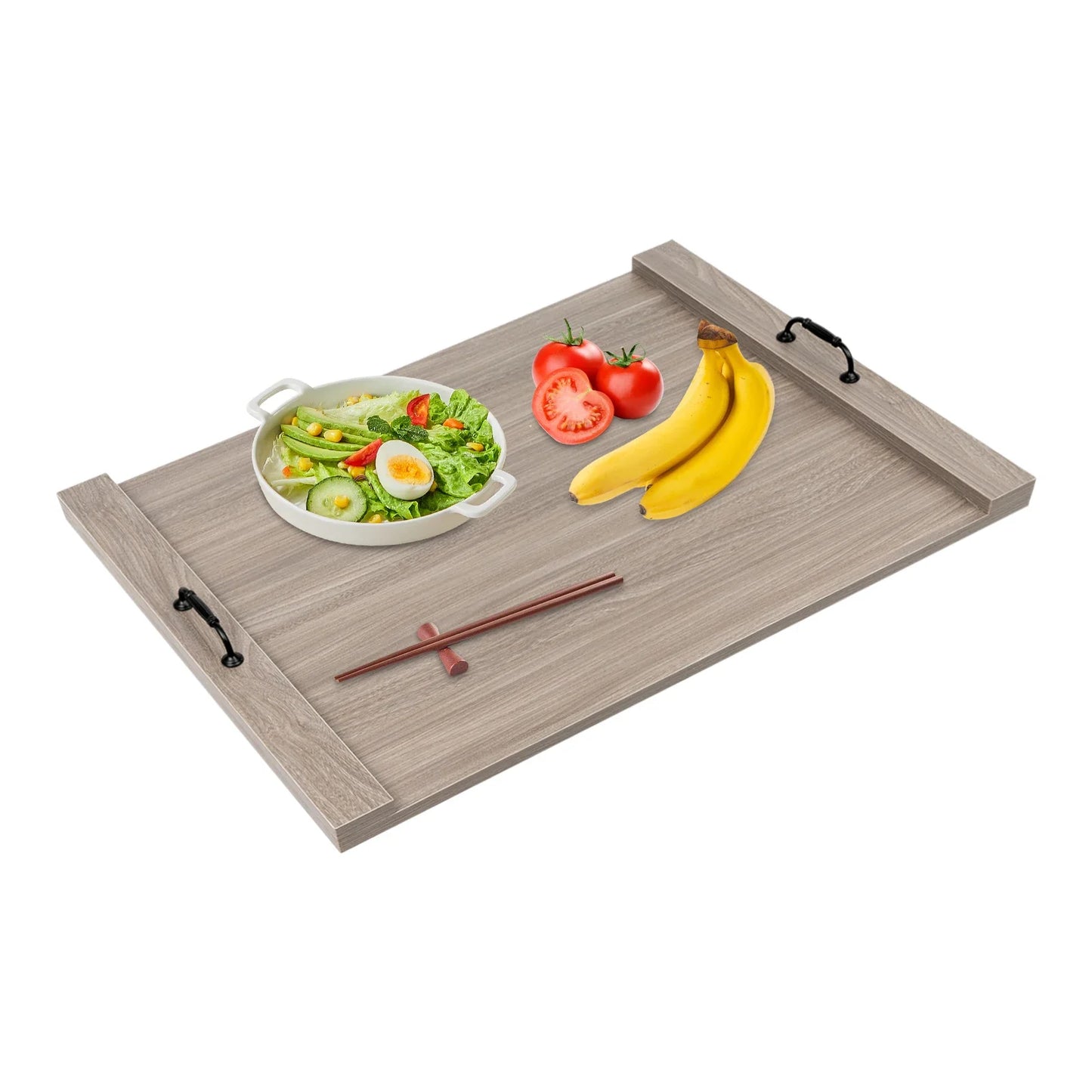 30 x 22" Large Solid Wood Noodle Board Stove Cover with Handle,