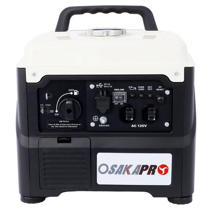Portable Inverter Generator 1200W Ultra-Quiet Gas Powered Lightweight