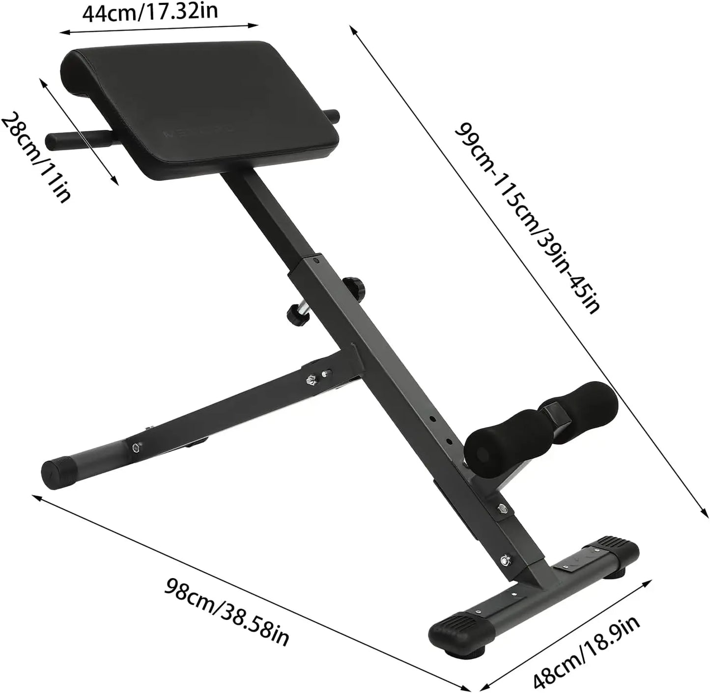 Chair Hyper BenchHome Gym Fitness, Multi-Functional Bench