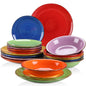 Vancasso BONITA Mix Color Ceramic Tableware 18PCS Dinnerware