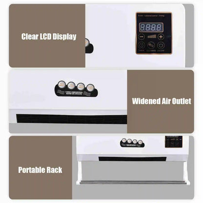Heater Fan 2 in 1 Heating Nature Wind Timing Digital Display