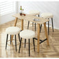 Counter Height Bar Stools Set of 2 PU Kitchen Stools