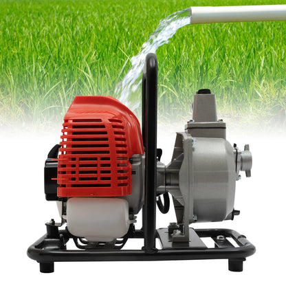 1Inch Gas-Powered Water Transfer Pump With an Extra Air Filter