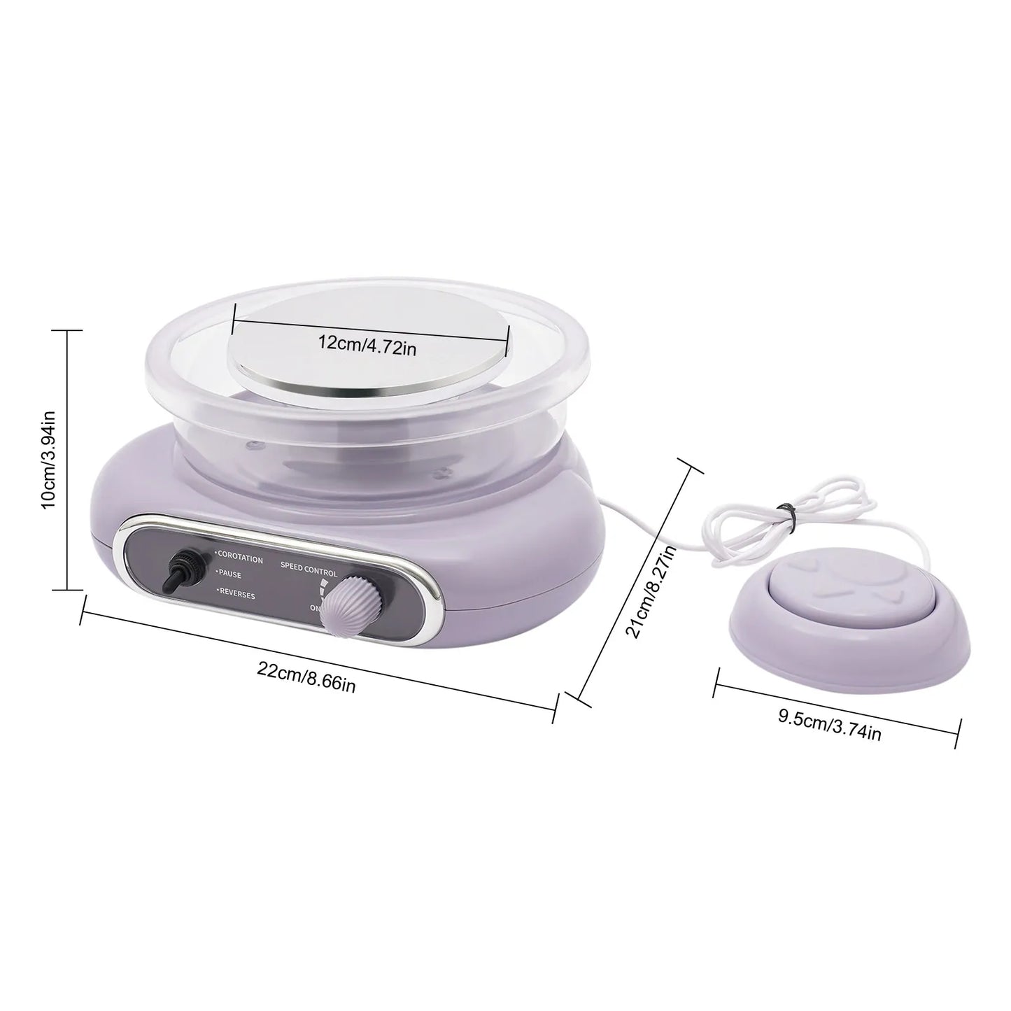 Pottery Wheel Machine, 24W Electric Pottery Wheel Kit with Sculpting Tools