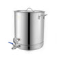 Stainless Steel Kettle 16 GALLON Brewing Pot Tri Ply Bm for Beer Brew Pot