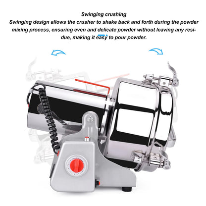 1000g Electric Grinding Machine High Speed Swing Commercial Grain Mill Grinder for Spices Coffee Beans Seasoning Rice 3000W 110V