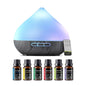 500ml Ultrasonic Air Humidifier Aromatherapy mist Essential Oil Diffuser