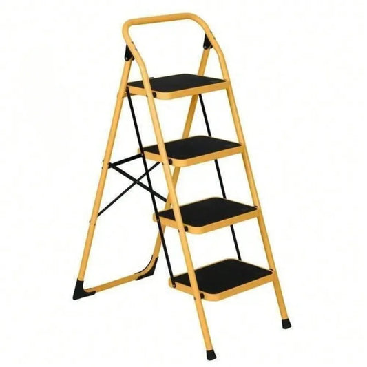 Portable 4-Step Ladder, Lightweight Step Stool, 330 lb. Load Capacity , Foldable