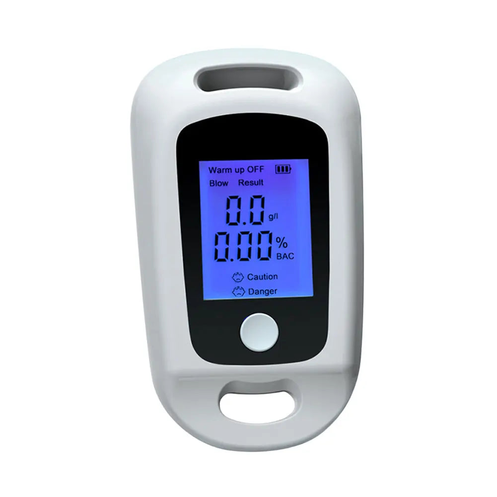 Alcohol Tester Digital Alcohol Detector LCD Display Breathalyzer Police Alcotester Professional Grade Accuracy Alcoholmeter New