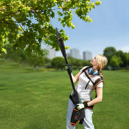 Electric Pole Chain Saw Tree Branch Limb Log Bush Trimmer Pruner Garden Tools