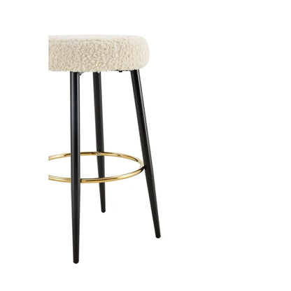 Counter Height Bar Stools Set of 2 PU Kitchen Stools