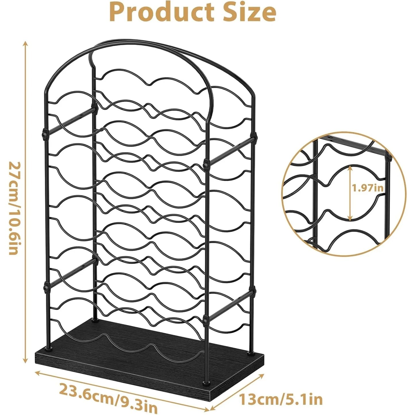 30-Capacity Black Coffee Pod Organizer for Keurig K-Cups,