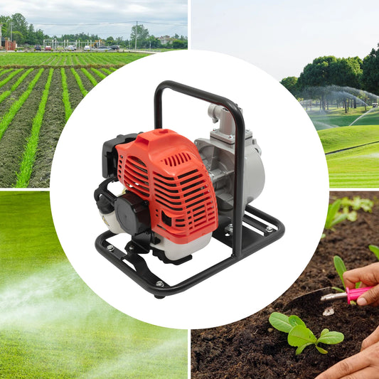 1Inch Gas-Powered Water Transfer Pump With an Extra Air Filter