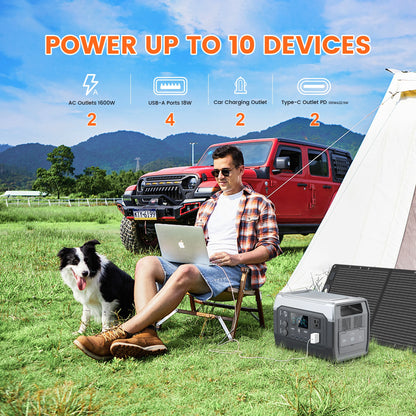 XP1000 1024Wh 1600w Portable Power Station - One Hour Fast Full Charging