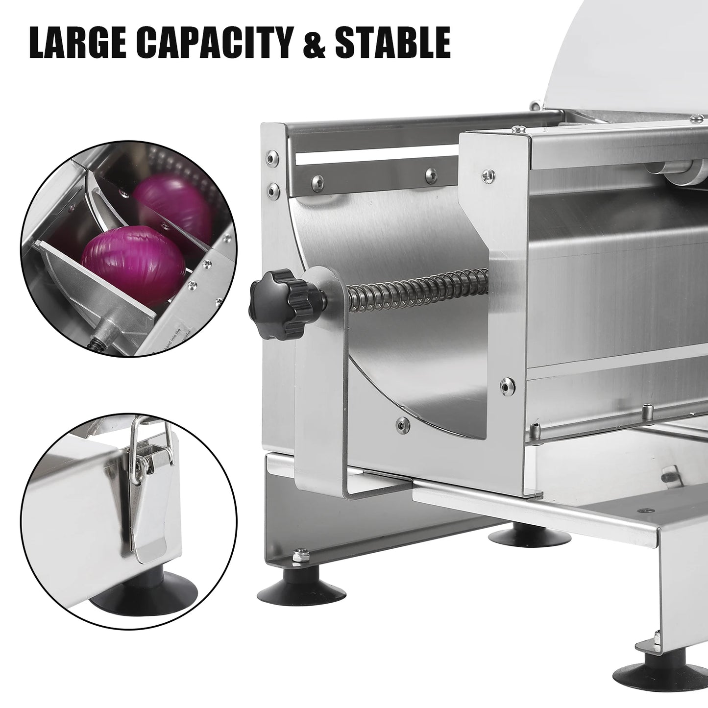 Commercial Vegetable Slicer Manual Potato Tomato Slicing Machine Onion S