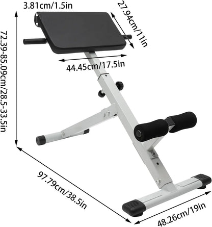 Chair Hyper BenchHome Gym Fitness, Multi-Functional Bench