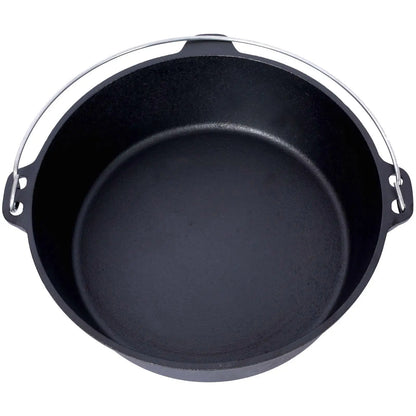 8QT Pre-Seasoned Cast Iron Dutch Oven & Skillet Lid - , BBQs,